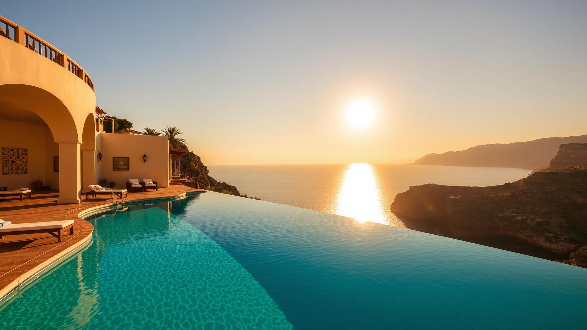 Cliffside resort